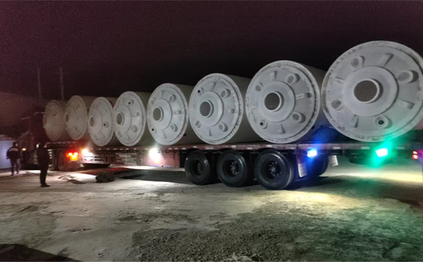 渭源锥底桶交付现场